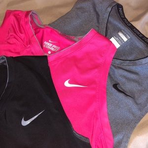 Nike workout tops M, all 3 are included and medium